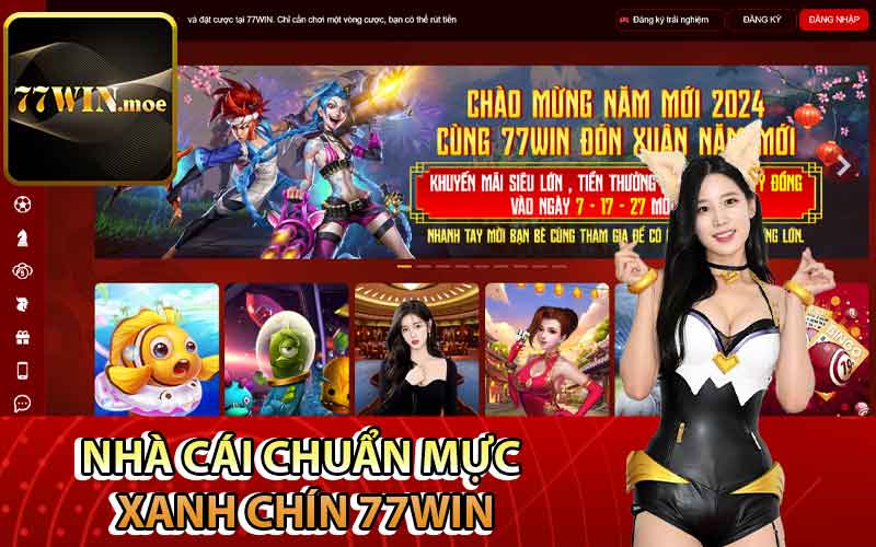 Nhà cái chuẩn mực xanh chín 77Win